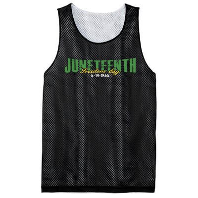 Juneteenth Freedom Day Commemorative Graphic Mesh Reversible Basketball Jersey Tank