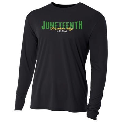 Juneteenth Freedom Day Commemorative Graphic Cooling Performance Long Sleeve Crew