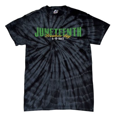 Juneteenth Freedom Day Commemorative Graphic Tie-Dye T-Shirt