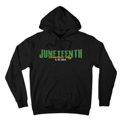 Juneteenth Freedom Day Commemorative Graphic Tall Hoodie