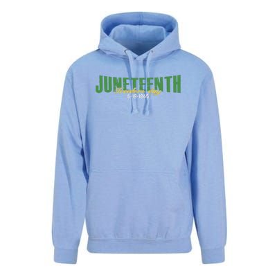 Juneteenth Freedom Day Commemorative Graphic Unisex Surf Hoodie