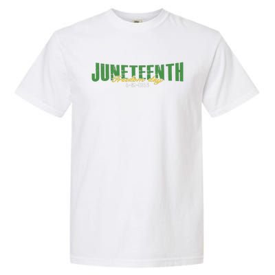 Juneteenth Freedom Day Commemorative Graphic Garment-Dyed Heavyweight T-Shirt