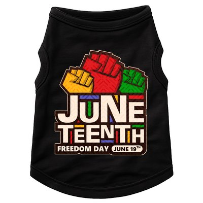 Juneteenth Freedom Day June 19th Doggie Tank