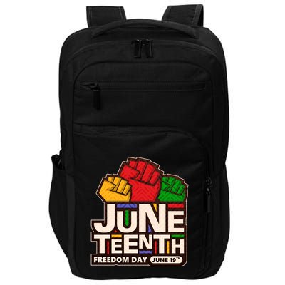 Juneteenth Freedom Day June 19th Impact Tech Backpack
