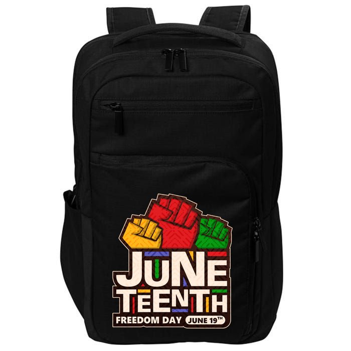 Juneteenth Freedom Day June 19th Impact Tech Backpack