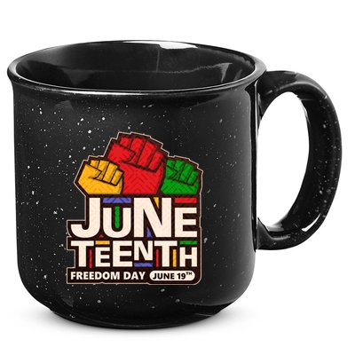 Juneteenth Freedom Day June 19th 15oz Campfire Ceramic Mug