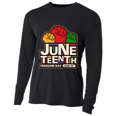 Juneteenth Freedom Day June 19th Cooling Performance Long Sleeve Crew