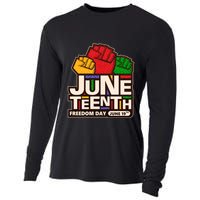 Juneteenth Freedom Day June 19th Cooling Performance Long Sleeve Crew