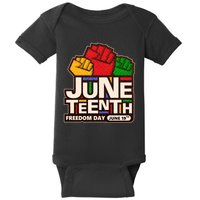 Juneteenth Freedom Day June 19th Baby Bodysuit