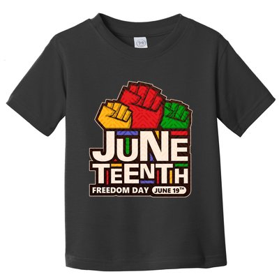 Juneteenth Freedom Day June 19th Toddler T-Shirt