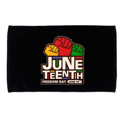Juneteenth Freedom Day June 19th Microfiber Hand Towel