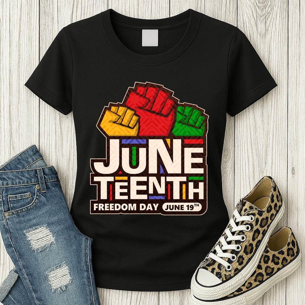 Juneteenth Freedom Day June 19th Womens T-Shirt