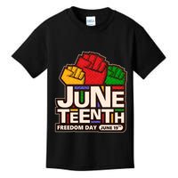 Juneteenth Freedom Day June 19th Kids T-Shirt