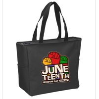 Juneteenth Freedom Day June 19th Zip Tote Bag