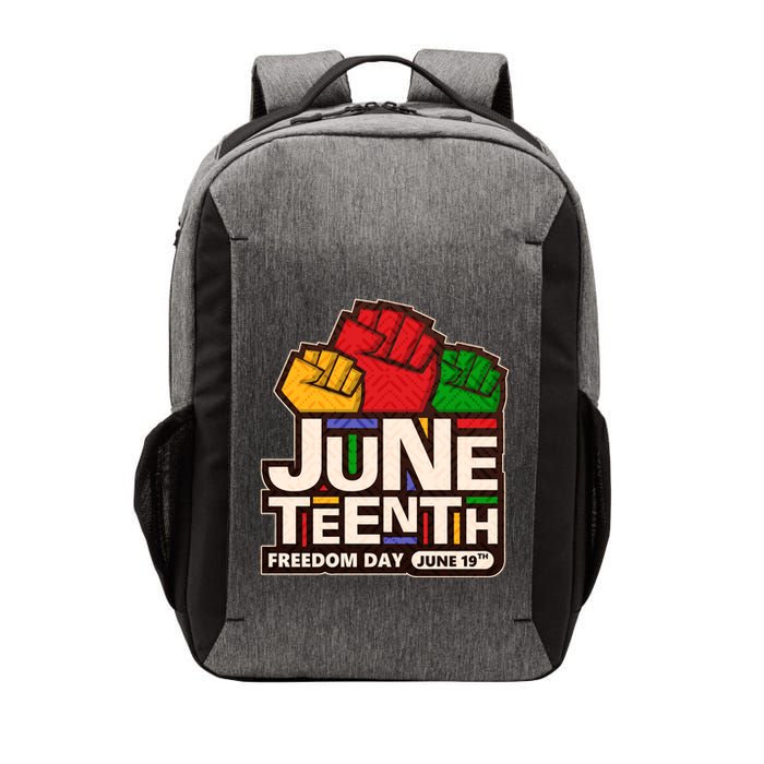 Juneteenth Freedom Day June 19th Vector Backpack