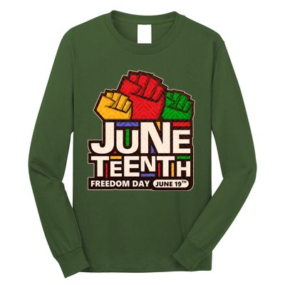 Juneteenth Freedom Day June 19th Long Sleeve Shirt