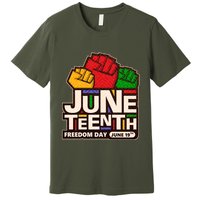 Juneteenth Freedom Day June 19th Premium T-Shirt