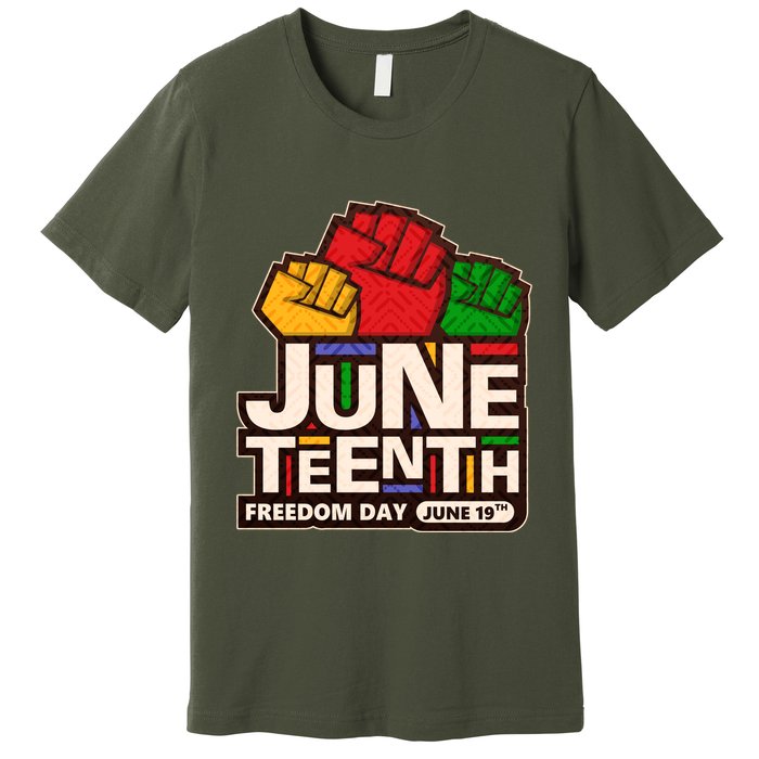 Juneteenth Freedom Day June 19th Premium T-Shirt