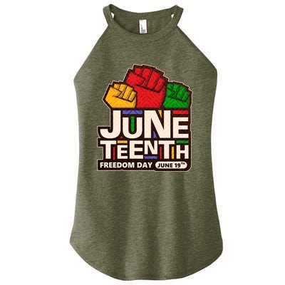 Juneteenth Freedom Day June 19th Women's Perfect Tri Rocker Tank