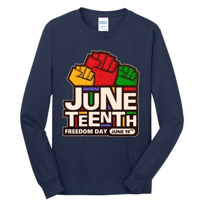 Juneteenth Freedom Day June 19th Tall Long Sleeve T-Shirt