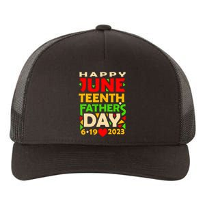 Juneteenth Fathers Day Black Dad Happy Holiday Celebration Yupoong Adult 5-Panel Trucker Hat