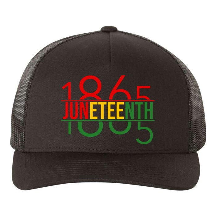 Juneteenth Freedom Day 1865 Yupoong Adult 5-Panel Trucker Hat