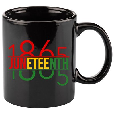 Juneteenth Freedom Day 1865 11oz C Handle Ceramic Mug