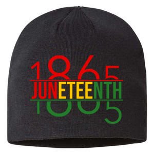 Juneteenth Freedom Day 1865 Sustainable Beanie