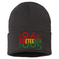 Juneteenth Freedom Day 1865 Sustainable Knit Beanie