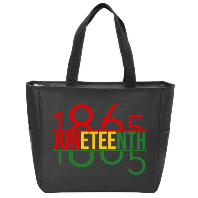 Juneteenth Freedom Day 1865 Zip Tote Bag