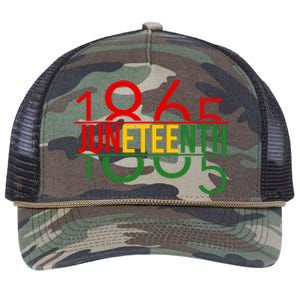 Juneteenth Freedom Day 1865 Retro Rope Trucker Hat Cap