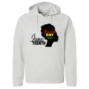 Juneteenth Freedom Day 1865 Performance Fleece Hoodie