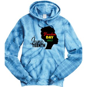 Juneteenth Freedom Day 1865 Tie Dye Hoodie