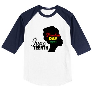 Juneteenth Freedom Day 1865 Baseball Sleeve Shirt