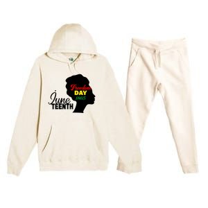 Juneteenth Freedom Day 1865 Premium Hooded Sweatsuit Set