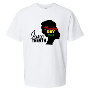 Juneteenth Freedom Day 1865 Sueded Cloud Jersey T-Shirt