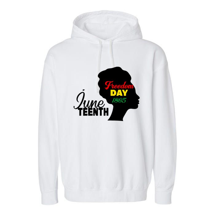 Juneteenth Freedom Day 1865 Garment-Dyed Fleece Hoodie