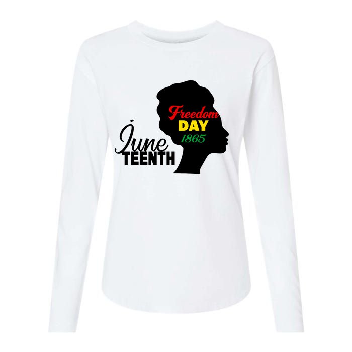 Juneteenth Freedom Day 1865 Womens Cotton Relaxed Long Sleeve T-Shirt