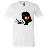 Juneteenth Freedom Day 1865 V-Neck T-Shirt