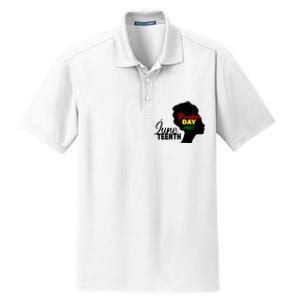 Juneteenth Freedom Day 1865 Dry Zone Grid Polo