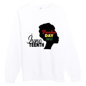 Juneteenth Freedom Day 1865 Premium Crewneck Sweatshirt