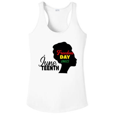 Juneteenth Freedom Day 1865 Ladies PosiCharge Competitor Racerback Tank