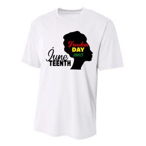 Juneteenth Freedom Day 1865 Performance Sprint T-Shirt