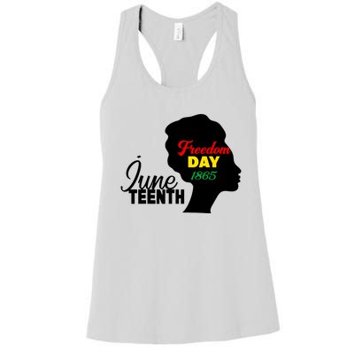 Juneteenth Freedom Day 1865 Women's Racerback Tank