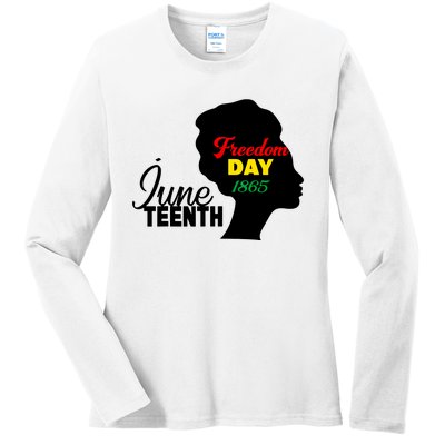 Juneteenth Freedom Day 1865 Ladies Long Sleeve Shirt