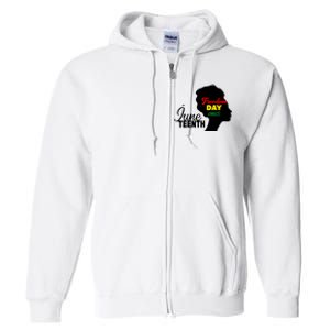 Juneteenth Freedom Day 1865 Full Zip Hoodie