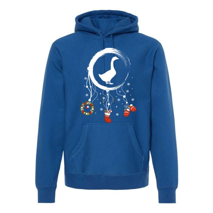 Joy Farm Dreamcatcher Merry Christmas Goose Gift Premium Hoodie