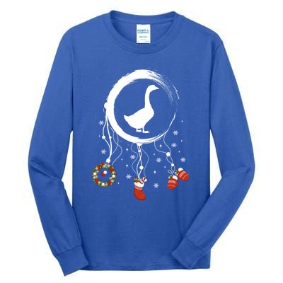 Joy Farm Dreamcatcher Merry Christmas Goose Gift Tall Long Sleeve T-Shirt