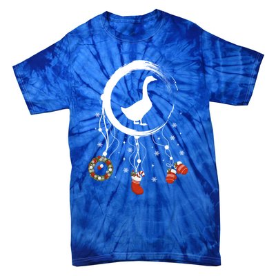 Joy Farm Dreamcatcher Merry Christmas Goose Gift Tie-Dye T-Shirt