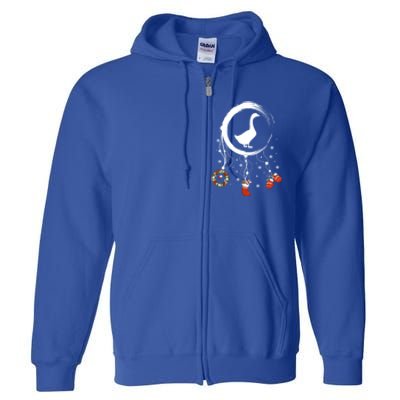 Joy Farm Dreamcatcher Merry Christmas Goose Gift Full Zip Hoodie